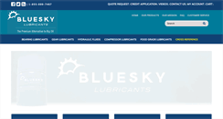Desktop Screenshot of blueskylubricants.com